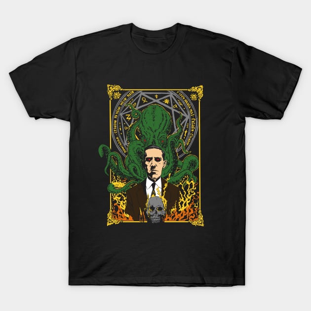 Lovecraft Tribute T-Shirt by Mandra